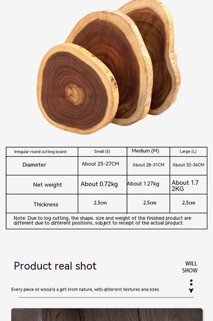 Wooden Wooden Cutting Board Irregular Chopping Board - Luna Nest