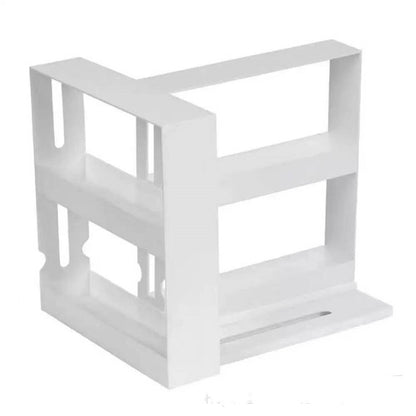 Kitchen Spice Organizer Rack Double Rotating Storage - Luna Nest