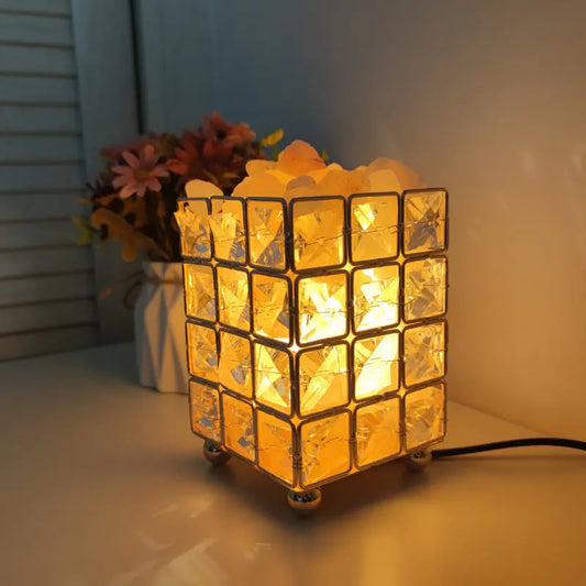 Cute Mini Creative European Table Lamp Modern Led Crystal Bedroom Table Lamp Night Lights Crystal Lampe Bureau Room Decor - Luna Nest