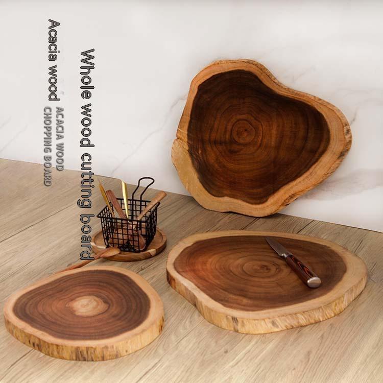 Wooden Wooden Cutting Board Irregular Chopping Board - Luna Nest