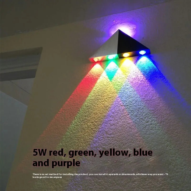 Fashion Creative Led Triangle Wall Lamp - Luna Nest