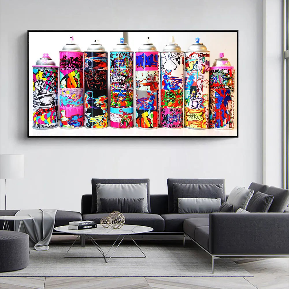 Canvas Wall Art, Wall Art Posters, Street Art - Luna Nest