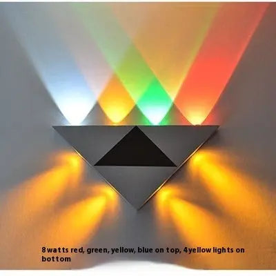Fashion Creative Led Triangle Wall Lamp - Luna Nest