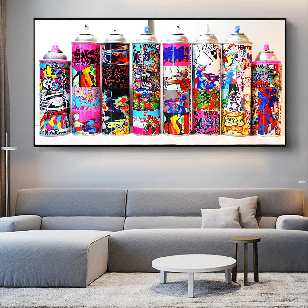 Canvas Wall Art, Wall Art Posters, Street Art - Luna Nest