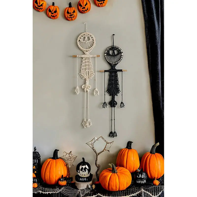 Gothic Tassel Skull Decorative Wall Hangings - Luna Nest