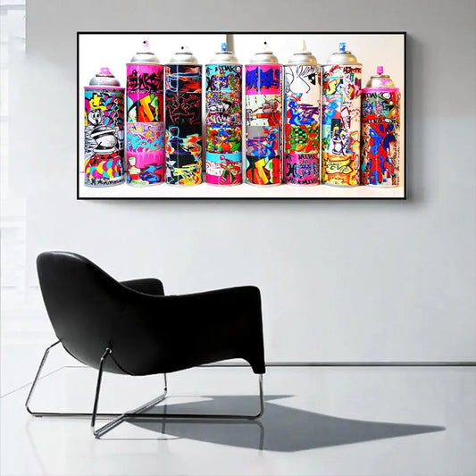 Canvas Wall Art, Wall Art Posters, Street Art - Luna Nest