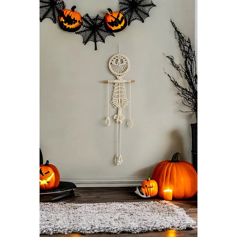 Gothic Tassel Skull Decorative Wall Hangings - Luna Nest