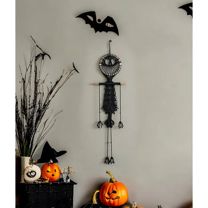 Gothic Tassel Skull Decorative Wall Hangings - Luna Nest