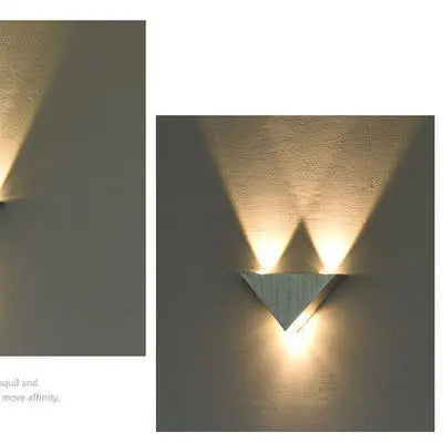 Fashion Creative Led Triangle Wall Lamp - Luna Nest